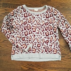 Leopard Print Sweater
